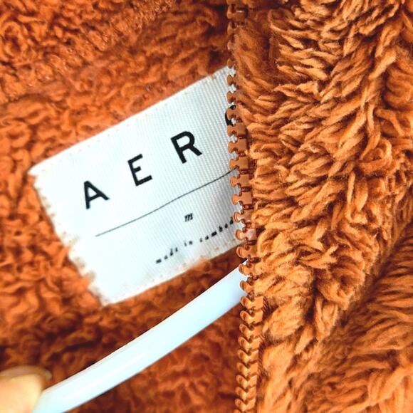 Sherpa Cinched Hooded Half-Zip Pullover - Picture 3 of 5